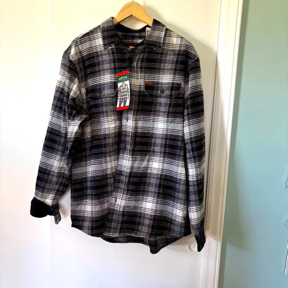 ORVIS Flannel shirt button up
